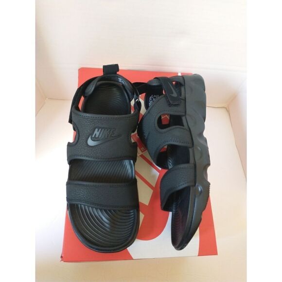 New! NIKE Women's Owaysis Sport Black Sandals Shoes Open-Toe Size 9 - Picture 10 of 12
